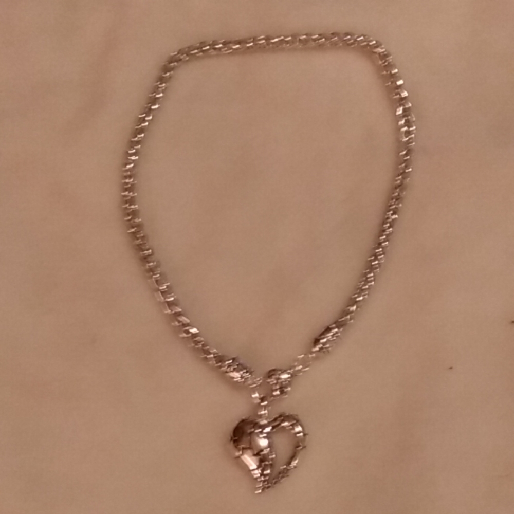 Brighton silver heart necklace